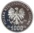 1000 złotych - Ochrona Środowiska - Sowa - 1986 rok