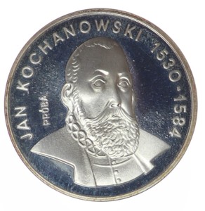 100 złotych - Jan Kochanowski 1980 rok