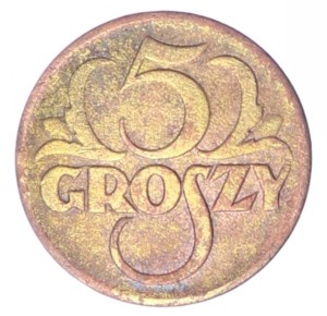 5 groszy - 1923 rok