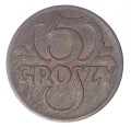 5 groszy - 1928 rok