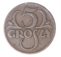 5 groszy - 1930 rok