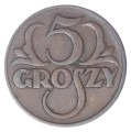 5 groszy - 1930 rok