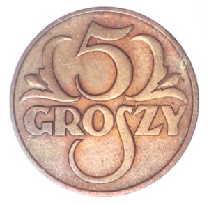 5 groszy - 1931 rok
