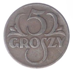 5 groszy - 1934 rok