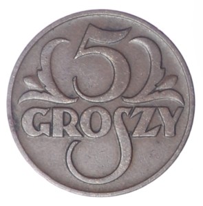 5 groszy - 1935 rok