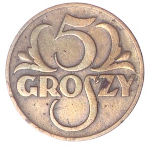 5 groszy - 1936 rok