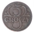5 groszy - 1937 rok