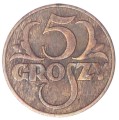 5 groszy - 1938 rok
