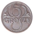 5 groszy - 1938 rok