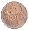 5 groszy - 1938 rok