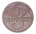 5 groszy - 1938 rok