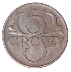 5 groszy - 1939 rok