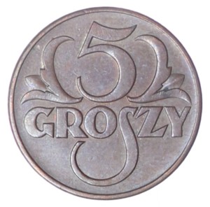 5 groszy - 1939 rok