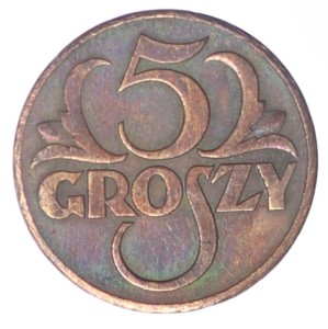5 groszy - 1939 rok