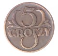 5 groszy - 1939 rok