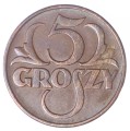 5 groszy - 1938 rok