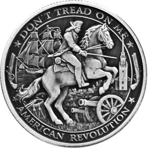 Patriot - American Revolution - Antique - 2019 - 1 Uncja Srebra