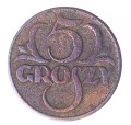 5 groszy - 1930 rok