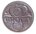 5 groszy - 1937 rok