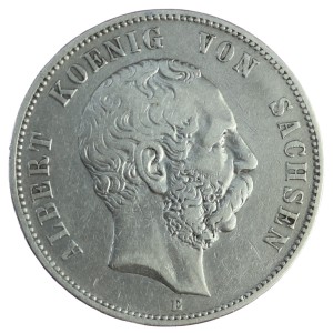5 marek - Saksonia - 1876 - E