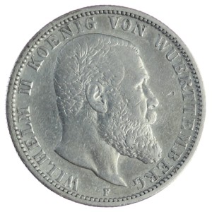 2 marki - Wirtembergia - 1899 - F