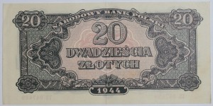 Banknot 20 zł - 1944 rok