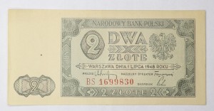 Banknot 2 zł - 1948 rok