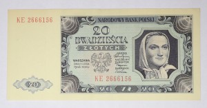 Banknot  20 zł - 1948 rok
