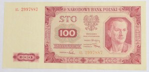 Banknot  100 zł - 1948 rok