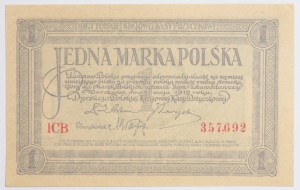 Banknot 1 Marka Polska 1919 rok