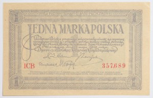 Banknot 1 Marka Polska 1919 rok