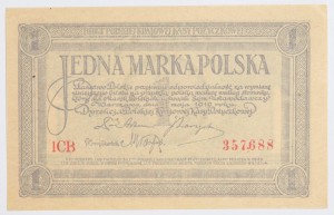 Banknot 1 Marka Polska 1919 rok