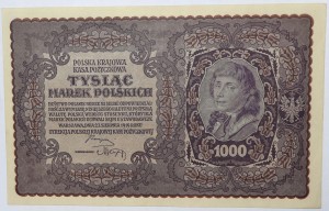 Banknot 1000 Marek Polskich 1919 rok
