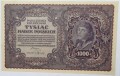 Banknot 1000 Marek Polskich 1919 rok