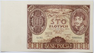 Banknot 100 zł 1934 rok