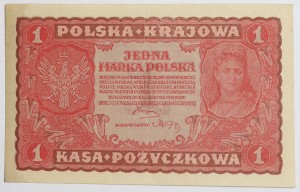 Banknot 1 Marka Polska 1919 rok