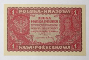Banknot 1 Marka Polska 1919 rok