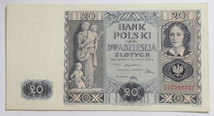Banknot 20 zł 1936 rok