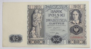 Banknot 20 zł 1936 rok