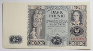 Banknot 20 zł 1936 rok