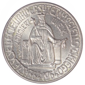 10 złotych - Kazimierz Wielki - 1964 rok - napis wklęsły