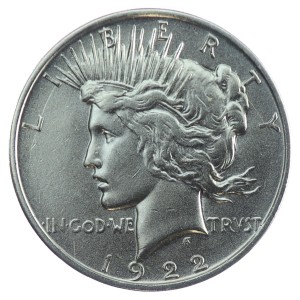 1 dolar - Dolar Pokoju - USA - 1922 - D