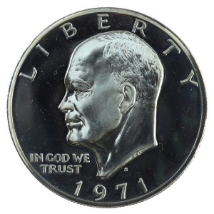 1 dolar - Srebrny dolar Eisenhowera - USA - 1971