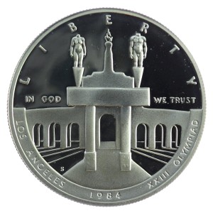 1 dolar - XXIII Olimpiada - USA - 1984