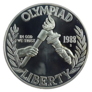 1 dolar - XXIV Olimpiada - USA - 1988
