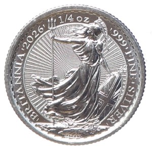 Britannia - 2026 - 1/4 Uncji Srebra 