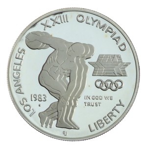 1 dolar - XXIII Olimpiada - USA - 1983