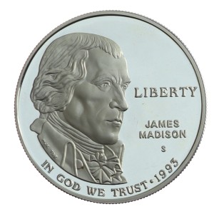 1 dolar - James Madison - USA - 1993