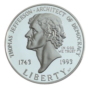 1 dolar - Thomas Jefferson - USA - 1993