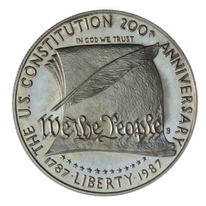 1 dolar - Konstytucja - USA - 1987